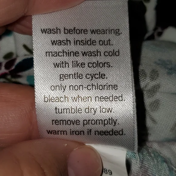 Sonoma XXL floral shirt top blouse NWOT - Picture 8 of 9